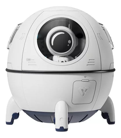 Humidificador Cápsula Espacial 220ml Usb Purificador Difusor Color Blanco