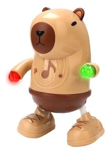 Juguete Capibara Bailarín Con Luces Y Música 3d