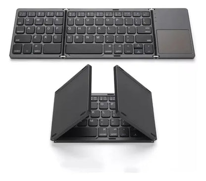 Teclado Plegable Inalámbrico Touchpad Mk-1008