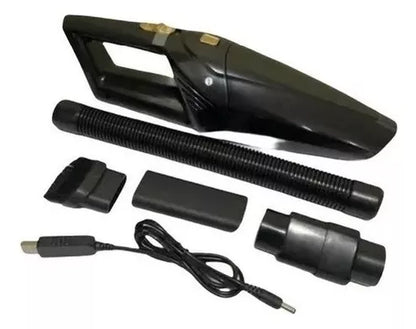 Aspiradora De Auto Portatil Aspiradoras Para Auto Casa Y Mas Color Negro