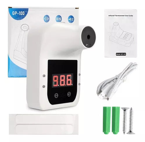 Termómetro Infrarrojo De Pared Y Alarma De Alta Temperatura