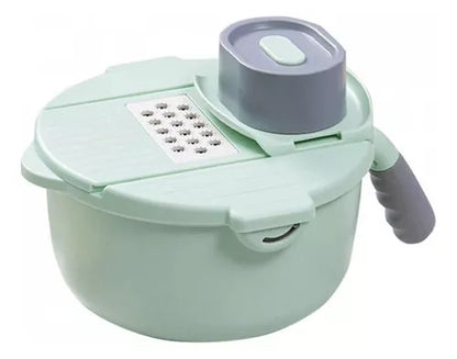 Picador Rallador Cortador Verduras Giratorio Multiusos 9en1