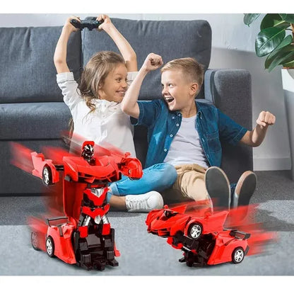 Auto Robot Transformers Juguete A Control Remoto