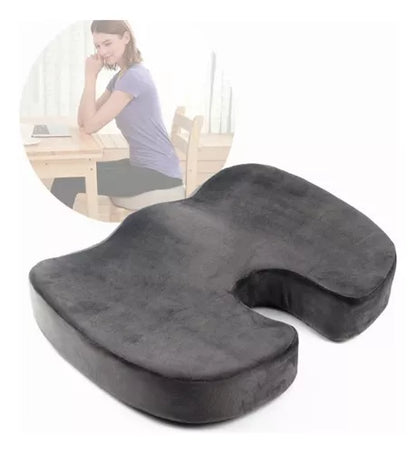 Cojín Asiento Confort Gel Espuma Coxis Transpirable