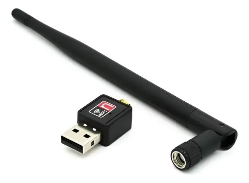 Antena Adaptador Wifi Genérica 802.11n Negra 150mb