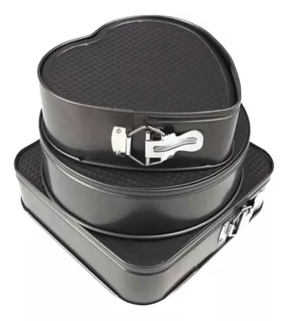 Moldes De Aluminio Antiadherentes En 3 Figuras