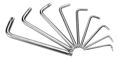 Juego De Llaves Allen Torx Estriada