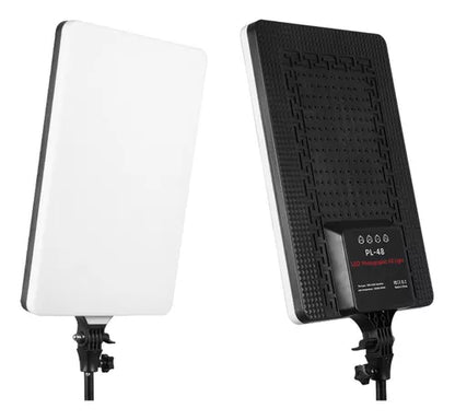 Led de luz led Genérica pl-48 con estructura Negro 220V