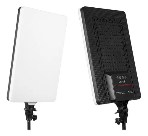 Led de luz led Genérica pl-48 con estructura Negro 220V