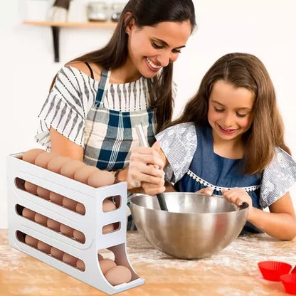 Dispensador De Huevos Para Nevera Organizador De Huevos