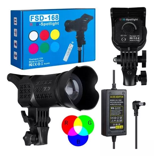 Luz Foco Spotlight Fotografía Profesional Rgb Control