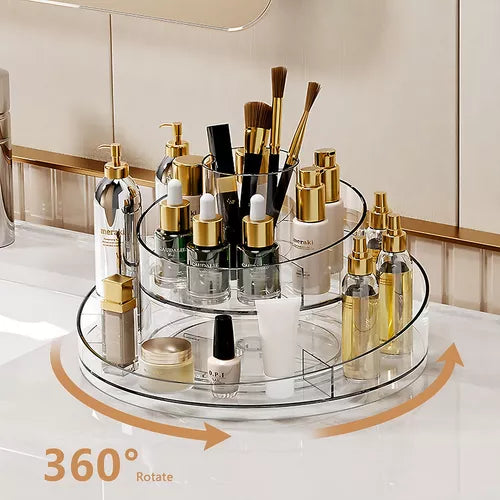 Organizador Cosméticos Maquillaje Escritorio Giratorio 360