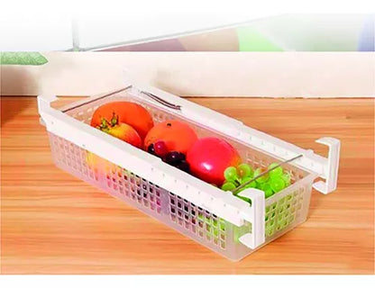 Organizador De Refrigerador Con Riel Deslizamiento Cajón