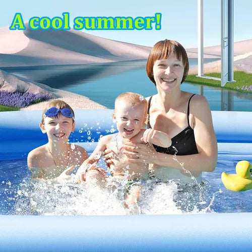 Piscina Inflable Niños Family Pool Rectangular 1,80*1,25mts