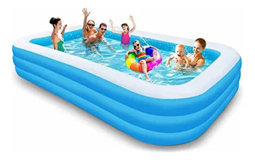 Piscina Inflable Niños Family Pool Rectangular 1,80*1,25mts