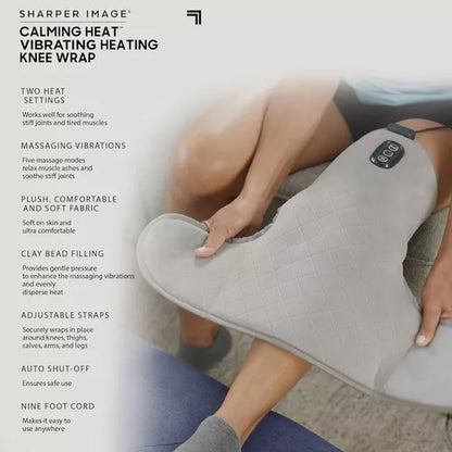 Envoltura Térmica De Masaje Para Rodilla Calor Vibraciones