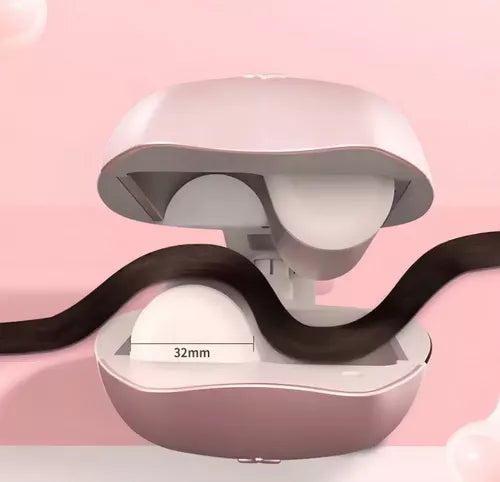Rizador Ondulador De Pelo En Forma De Patita De Gato Color Rosa