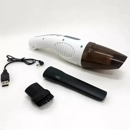 Mini Aspiradora Portátil Inalámbrica 3 En 1 Alta Potencia Color Blanco
