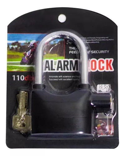 Candado Alarma Para Motos Bicicletas 110 Db Alarma Lock