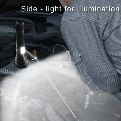 Linterna Antorcha De Mano 6 Modos De Luz Recargable