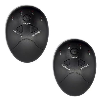 Cinturón Moldeador Inteligente Ems Fitness Monlové Ma-859 Color Negro