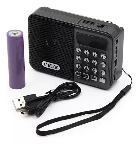 Mini Radio Media Player Mp3 Multifunción Digital Fm