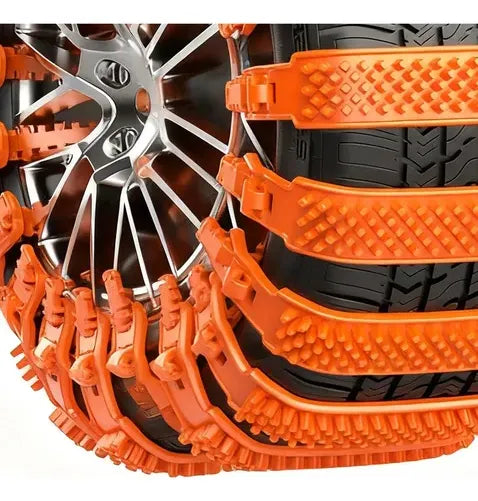 X10 Cadenas Plásticas Antideslizantes Para Nieve Para Auto